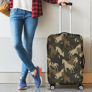 Horse Camouflage Pattern Luggage Covers