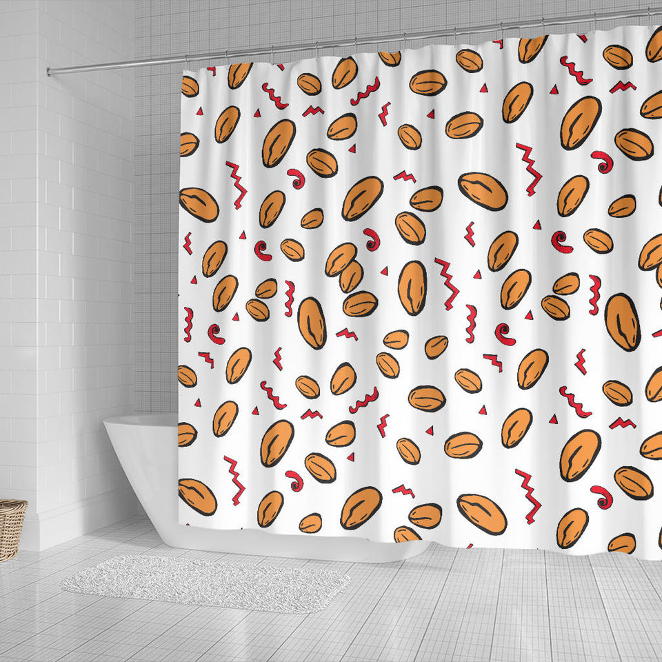 Peanuts Pattern Background Shower Curtain Fulfilled In US