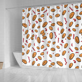 Peanuts Pattern Background Shower Curtain Fulfilled In US