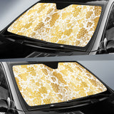 Gold Grape Pattern Car Sun Shade