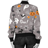 Halloween Design Pattern Women'S Bomber Jacket