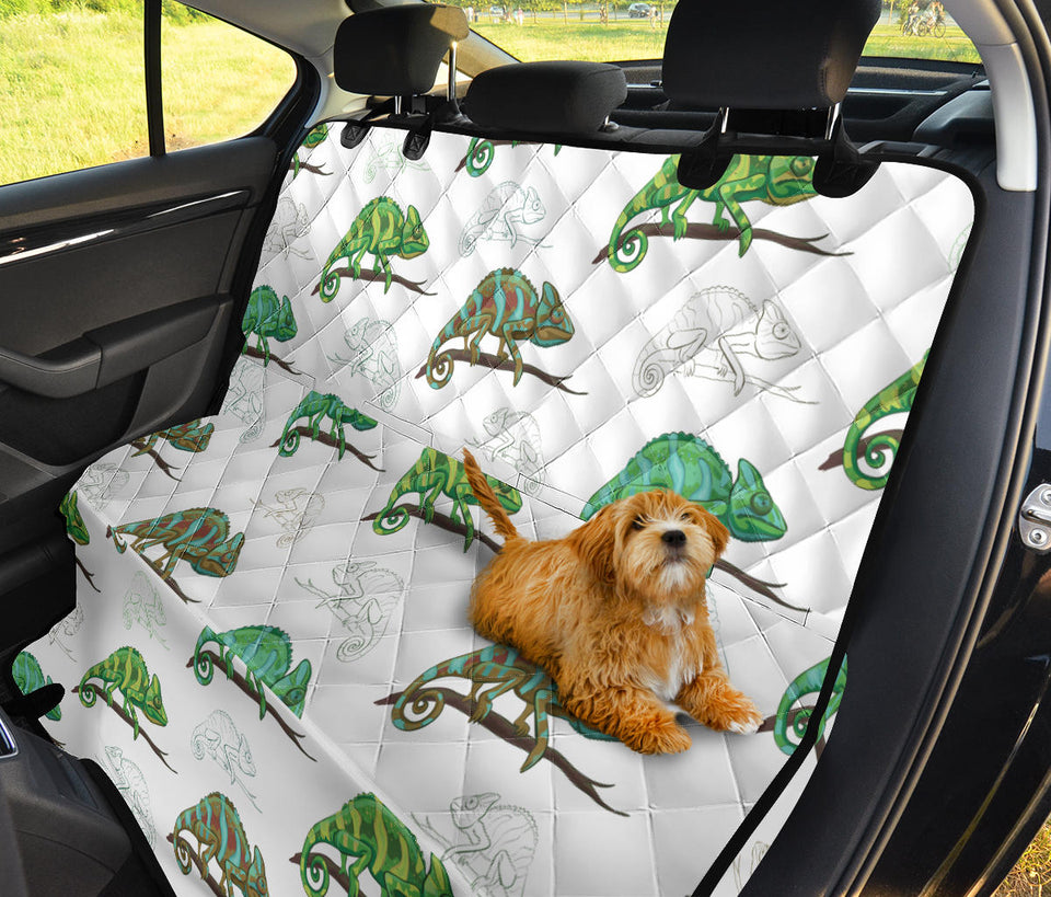 Chameleon Lizard Pattern Dog Car Seat Covers