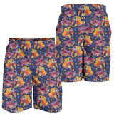 Goldfish Pattern Print Design 05 Men Shorts