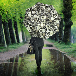 Gear Pattern Print Design 02 Umbrella