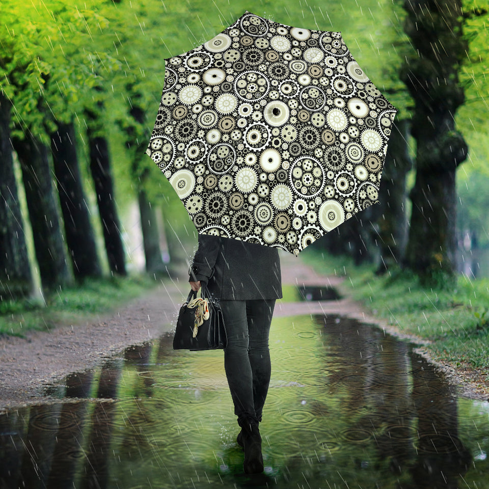Gear Pattern Print Design 02 Umbrella