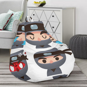 Cute Ninja Design Pattern Bean Bag Cover