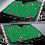 American Football Ball Field Background Car Sun Shade