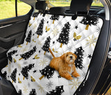 Christmas Tree Holly Snow Star Pattern Dog Car Seat Covers