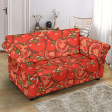 Red Tomato Pattern Loveseat Couch Slipcover