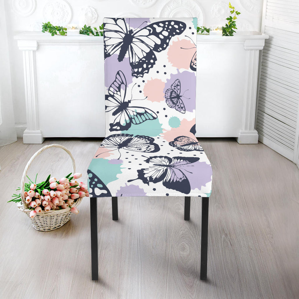 Butterfly Pattern Dining Chair Slipcover