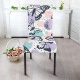 Butterfly Pattern Dining Chair Slipcover