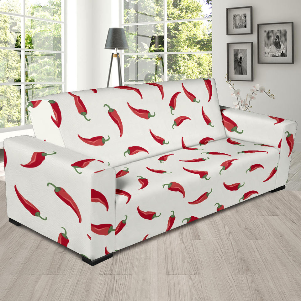 Chili Peppers Pattern Sofa Slipcover