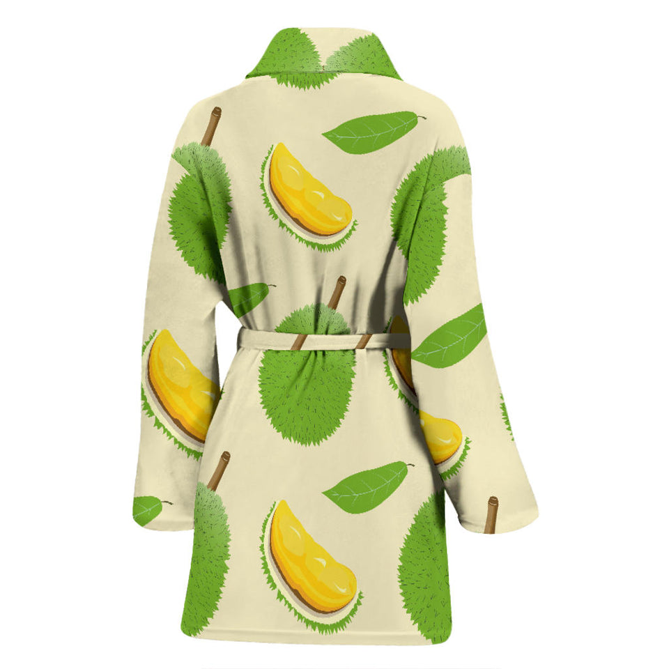 Durian Pattern Women'S Bathrobe