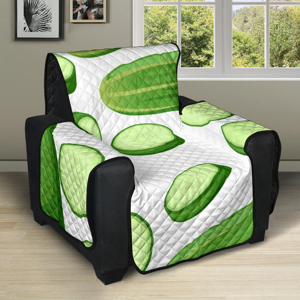 cucumber whole slices pattern Recliner Cover Protector