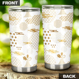 Beautiful Gold Japanese Pattern Tumbler