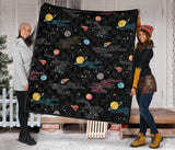 Space Pattern Premium Quilt