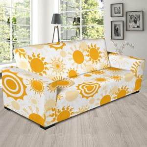 Sun Design Pattern Sofa Slipcover.