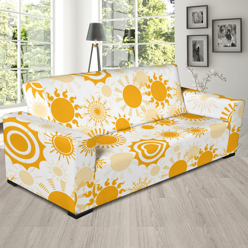 Sun Design Pattern Sofa Slipcover.