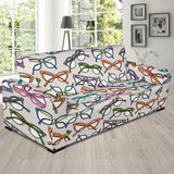 Sun Glasses Pattern Print Design 01  Sofa Slipcover