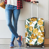 Yellow Tulips Pattern Cabin Suitcases Luggages