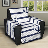 Anchor rope nautical  pattern Recliner Cover Protector