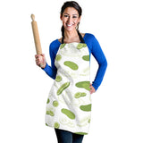 Cucumber Sketch Pattern Adjustable Apron