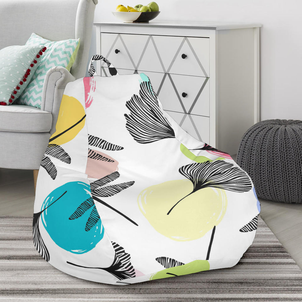 Dragonflies Ginkgo Leaves Pattern Bean Bag Cover