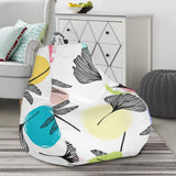 Dragonflies Ginkgo Leaves Pattern Bean Bag Cover