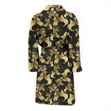 Goldfish Pattern Print Design 01 Men's Bathrobe