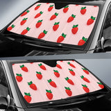 Strawberry Beautiful Pattern Car Sun Shade