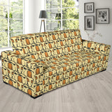 English Bulldog Pattern Print Design 02 Sofa Slipcover