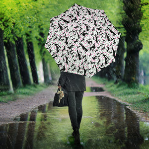Greyhound Pattern Print Design 02 Umbrella