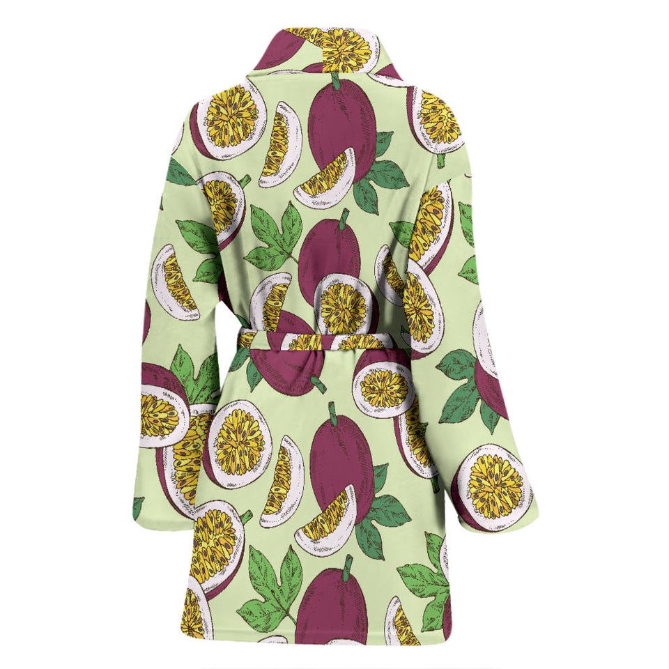 Passion Fruit Pattern Women'S Bathrobe