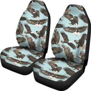 Eagle Pattern Print Design 01 Universal Fit Car Seat Covers