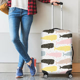 Whale Dot Pattern Cabin Suitcases Luggages