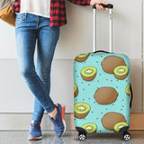 Kiwi Blue Background Cabin Suitcases Luggages