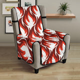 Fire flame symbol design pattern Chair Cover Protector