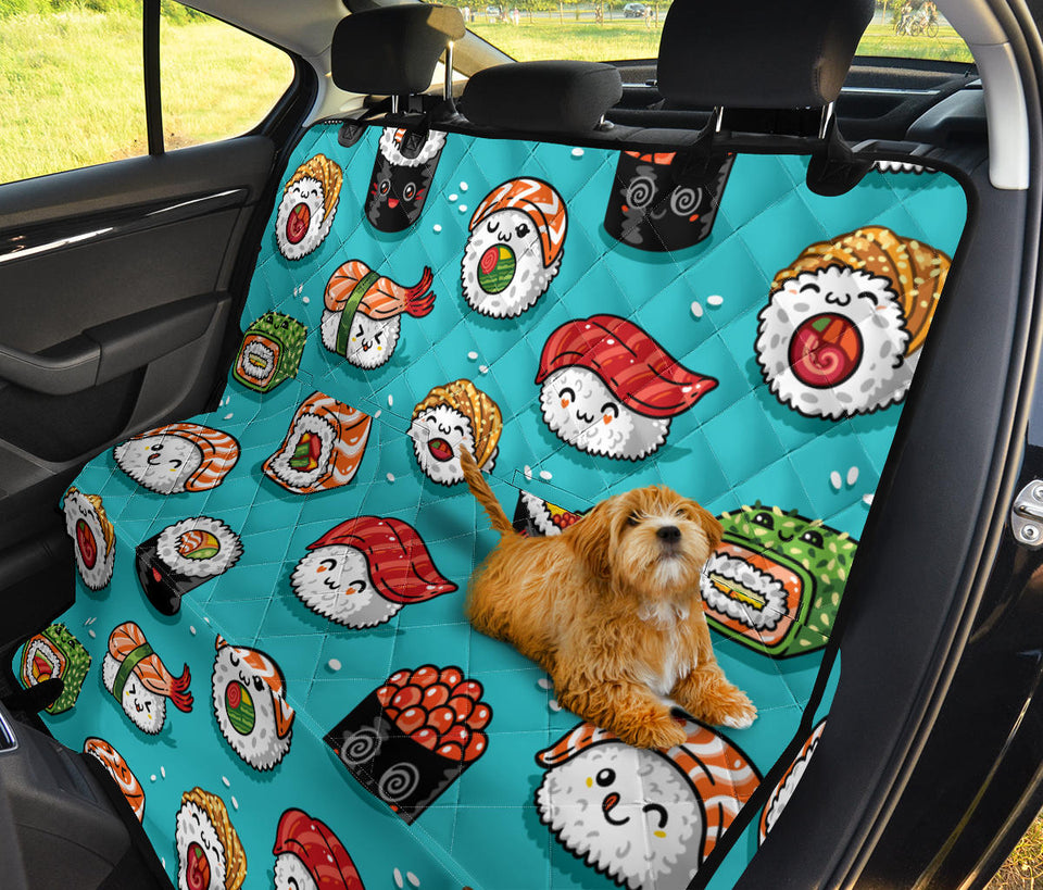 Cute Sushi Pattern Dog Car Seat Covers
