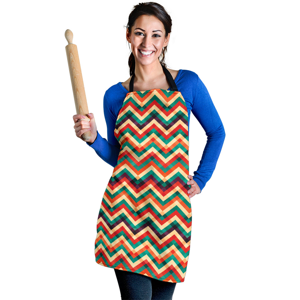 Zigzag  Chevron Colorful Pattern Adjustable Apron