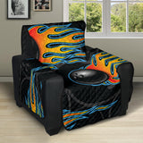 Bowling balls flame pattern Recliner Cover Protector