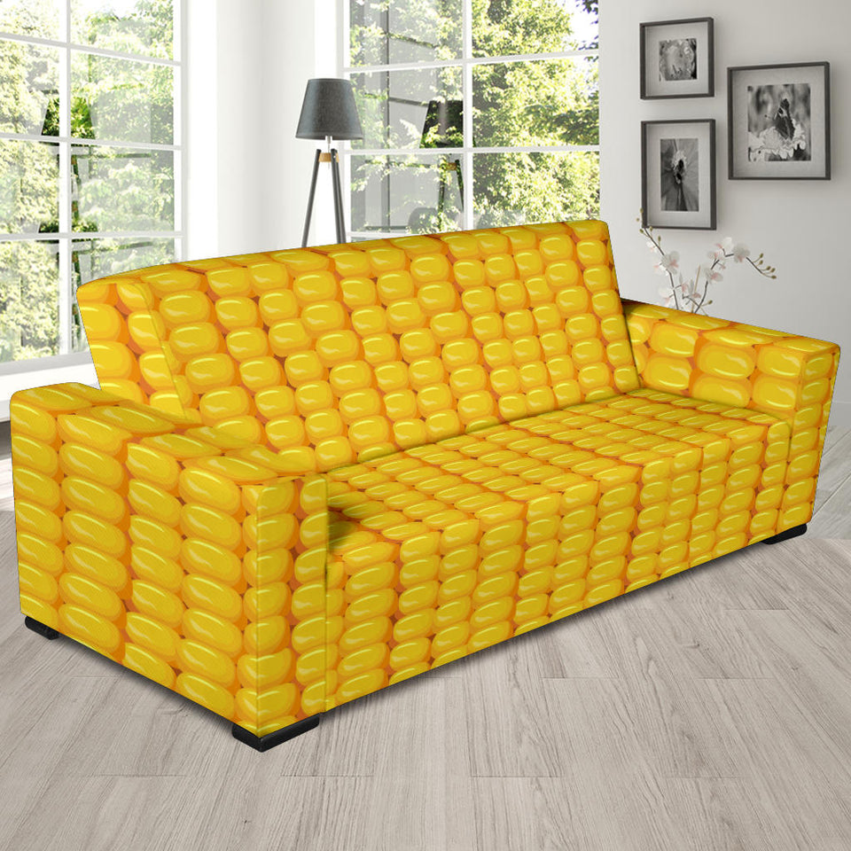 Corn Pattern Print Design 04 Sofa Slipcover