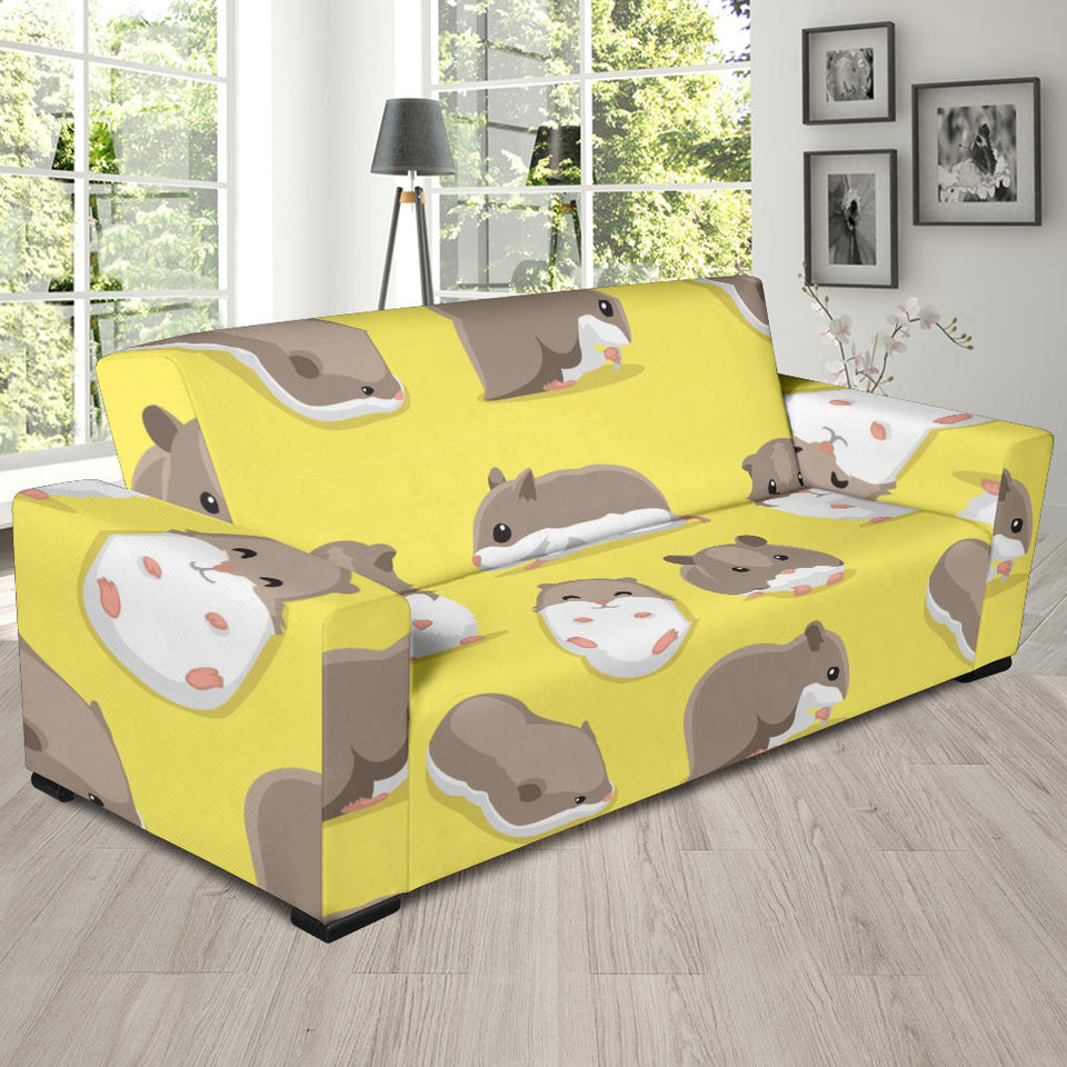 Cute Hamster Pattern Sofa Slipcover