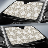 Scallop Shell Pattern Car Sun Shade