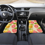 Beautiful Guava Pattern Front And Back Car Mats
