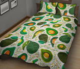 Avocado design pattern Quilt Bed Set