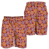 Gear Pattern Print Design 04 Men Shorts