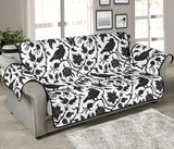 Crow dark floral pattern Sofa Cover Protector