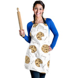 Sketch Style Cookie Pattern Adjustable Apron