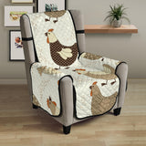 Cute rooster chicken cock Chair Cover Protector