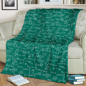 Math Pattern Print Design 01 Premium Blanket